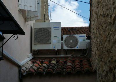 Installation d’un climatiseur double split
