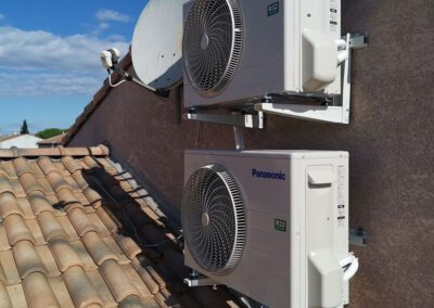 Montage d’une climatisation à double unité